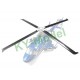 BL-320-C-4B - EP 450 Class 320mm Carbon Fiber Main Blades for 4-Blade Main Rotor