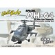 AH002 - Apache AH-64 Glass Fiber Fuselage with Air Operate Retractable Landing Gear - 600 Class (Army Green Camouflage)