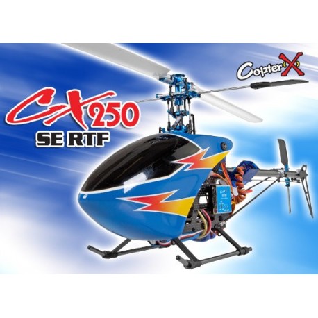 CX250SE-2.4G - CopterX CX250SE 2.4GHz Helicopter RTF
