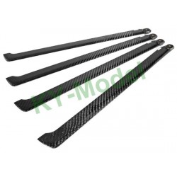 BL-425-C-4B - EP 500 Class 425mm Carbon Fiber Main Blades for 4-Blade Main Rotor